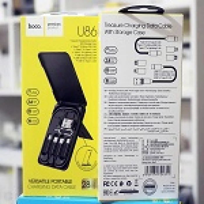 HOCO U86 Multifunctional 3 in 1 Treasure Charging Data Cable Storage Bag Case preview